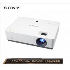 索尼（SONY）VPL-EX433 投影仪 投影机办公（标清 3200流明 HDMI 1.2倍变焦 白天直投 在线教育/办公)
